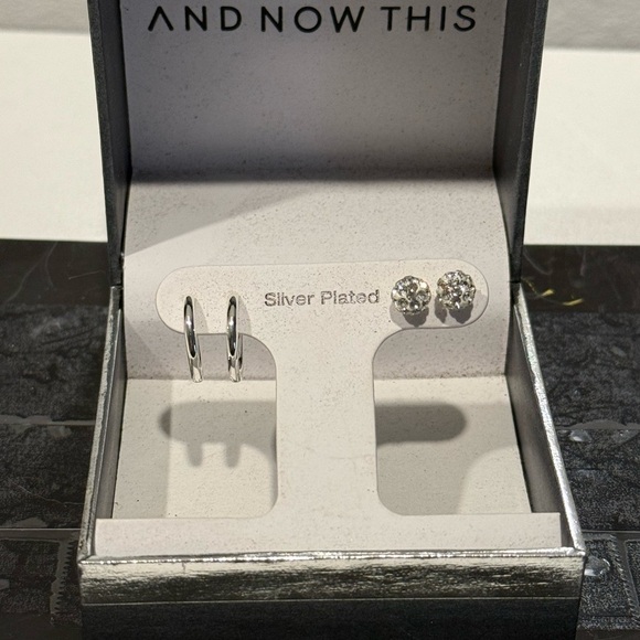 And Now This Jewelry - Silver Plated Earrings by And Now This